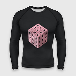 Мужской рашгард Black Pink Cube