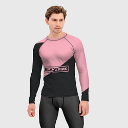Рашгард мужской Black Pink, цвет: 3D-принт — фото 2