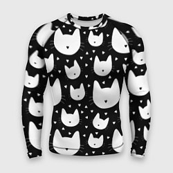 Мужской рашгард Love Cats Pattern