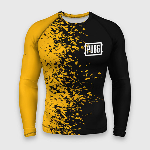 Мужской рашгард PUBG: Yellow vs Black / 3D-принт – фото 1