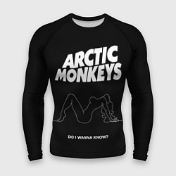 Рашгард мужской Arctic Monkeys: Do i wanna know?, цвет: 3D-принт