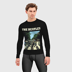 Рашгард мужской The Beatles: Abbey Road, цвет: 3D-принт — фото 2