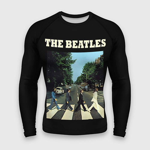 Мужской рашгард The Beatles: Abbey Road / 3D-принт – фото 1