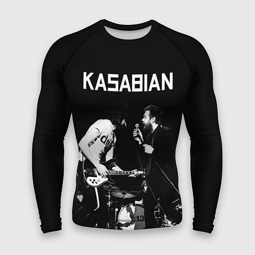 Мужской рашгард Kasabian Rock / 3D-принт – фото 1