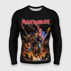 Мужской рашгард Iron Maiden: USA Warriors