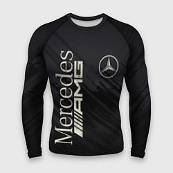 Рашгард мужской Mercedes AMG: Black Edition, цвет: 3D-принт
