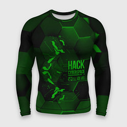 Рашгард мужской Hack Cyberspace, цвет: 3D-принт