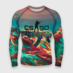 Мужской рашгард CS GO logo abstract