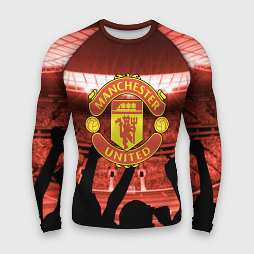 Мужской рашгард Manchester United / 3D-принт – фото 1