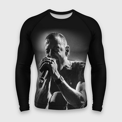Мужской рашгард Chester Bennington Linkin Park / 3D-принт – фото 1
