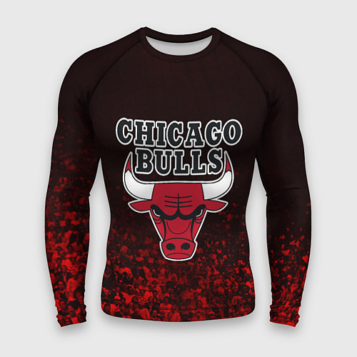 Мужской рашгард CHICAGO BULLS / 3D-принт – фото 1