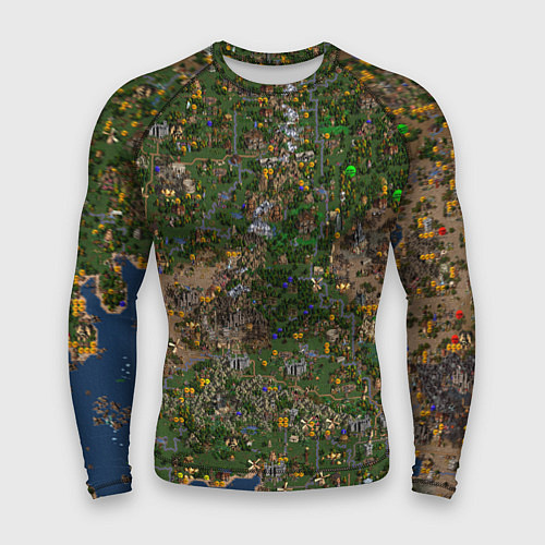 Мужской рашгард Карта в Heroes 3 / 3D-принт – фото 1