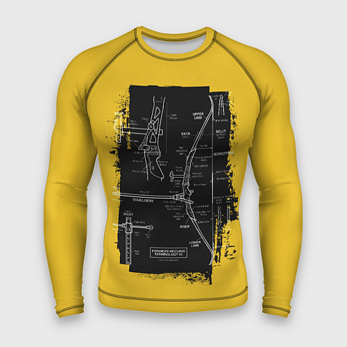 Мужской рашгард Recurve bow / 3D-принт – фото 1