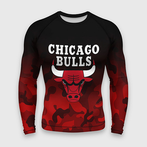 Мужской рашгард CHICAGO BULLS / 3D-принт – фото 1