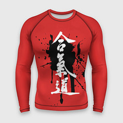 Рашгард мужской Айкидо, цвет: 3D-принт