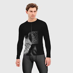 Рашгард мужской Fencing is the art, цвет: 3D-принт — фото 2