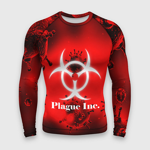 Мужской рашгард PLAGUE INC / 3D-принт – фото 1