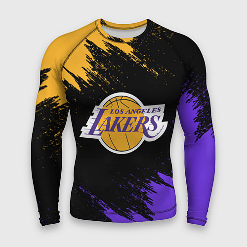 Мужской рашгард LA LAKERS / 3D-принт – фото 1