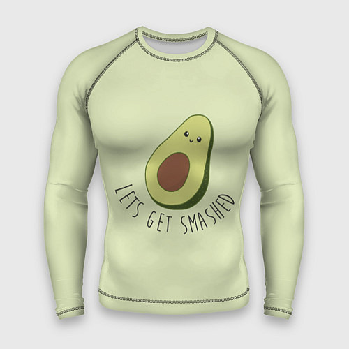 Мужской рашгард Авокадо / 3D-принт – фото 1
