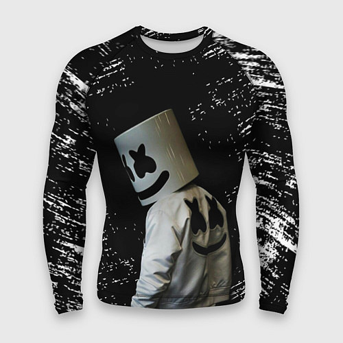 Мужской рашгард Marshmello / 3D-принт – фото 1