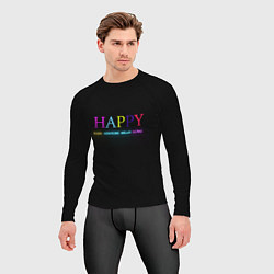 Рашгард мужской HAPPY, цвет: 3D-принт — фото 2
