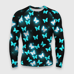 Рашгард мужской Бабочки, цвет: 3D-принт