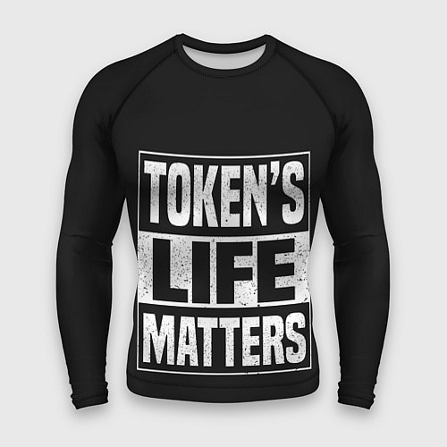 Мужской рашгард TOKENS LIFE MATTERS / 3D-принт – фото 1