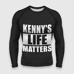 Рашгард мужской KENNYS LIFE MATTERS, цвет: 3D-принт