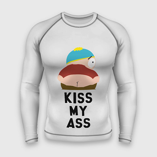 Мужской рашгард Kiss My Ass / 3D-принт – фото 1