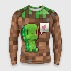 Мужской рашгард Minecraft Creeper