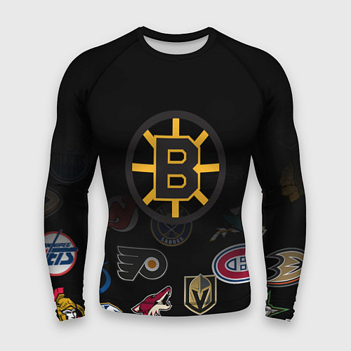 Мужской рашгард NHL Boston Bruins Z / 3D-принт – фото 1