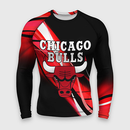 Мужской рашгард CHICAGO BULLS / 3D-принт – фото 1