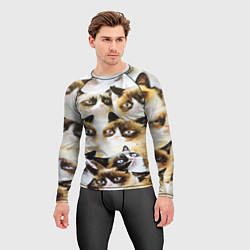 Рашгард мужской КОТ МЕМ, цвет: 3D-принт — фото 2