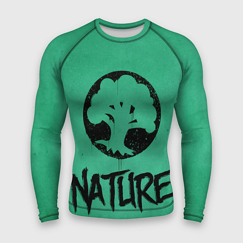 Мужской рашгард Emblems Nature / 3D-принт – фото 1