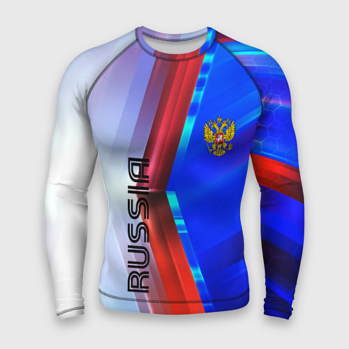 Мужской рашгард RUSSIA SPORT / 3D-принт – фото 1
