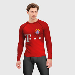 Рашгард мужской FC Bayern Munchen, цвет: 3D-принт — фото 2