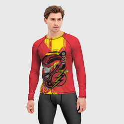 Рашгард мужской The Flash, цвет: 3D-принт — фото 2