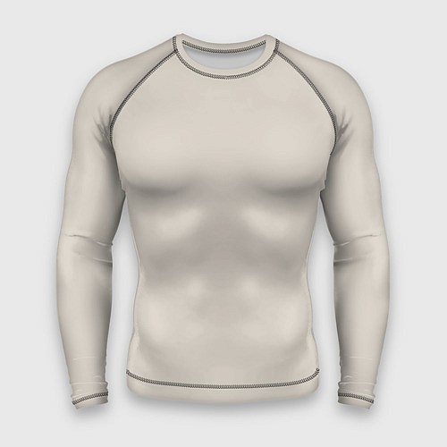 Мужской рашгард Радуга v2 - бежевый / 3D-принт – фото 1