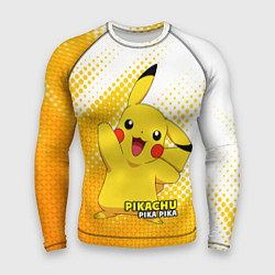 Рашгард мужской Pikachu Pika Pika, цвет: 3D-принт