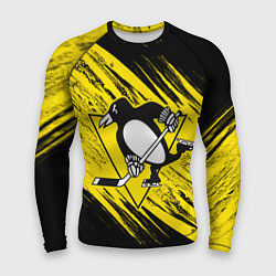 Рашгард мужской Pittsburgh Penguins Sport, цвет: 3D-принт