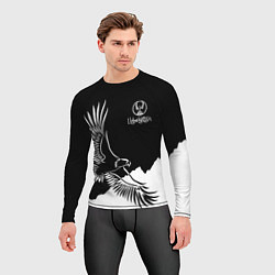 Рашгард мужской Узбекистан, цвет: 3D-принт — фото 2