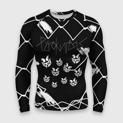 Мужской рашгард Pyrokinesis / 3D-принт – фото 1