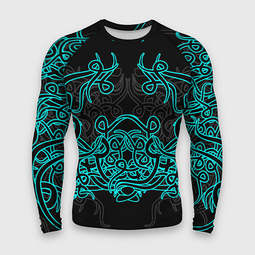 Мужской рашгард Узоры магия / 3D-принт – фото 1