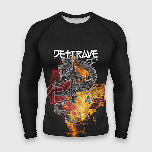 Мужской рашгард Дети Rave China Town / 3D-принт – фото 1