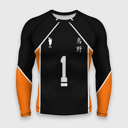 Рашгард мужской Форма капитана Haikyuu!!, цвет: 3D-принт