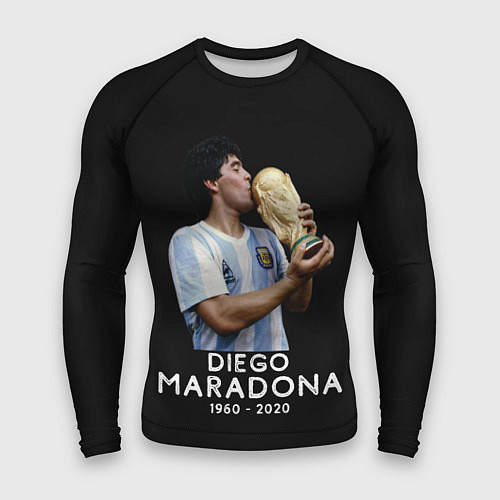Мужской рашгард Diego Maradona / 3D-принт – фото 1