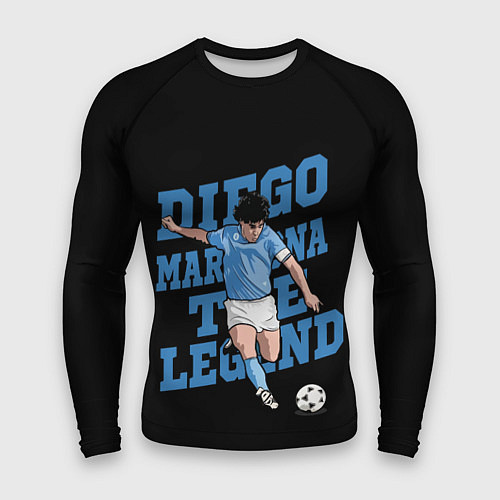 Мужской рашгард Diego Maradona / 3D-принт – фото 1