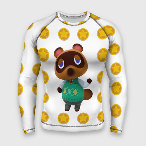 Мужской рашгард Animal crossing - Nook / 3D-принт – фото 1