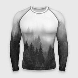 Рашгард мужской Туманный лес, цвет: 3D-принт