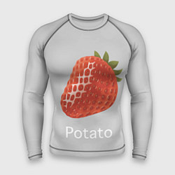 Рашгард мужской Strawberry potatoes, цвет: 3D-принт